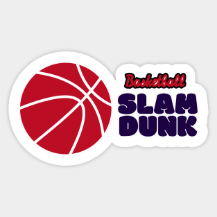 Basketball, Slam Dunk Sticker